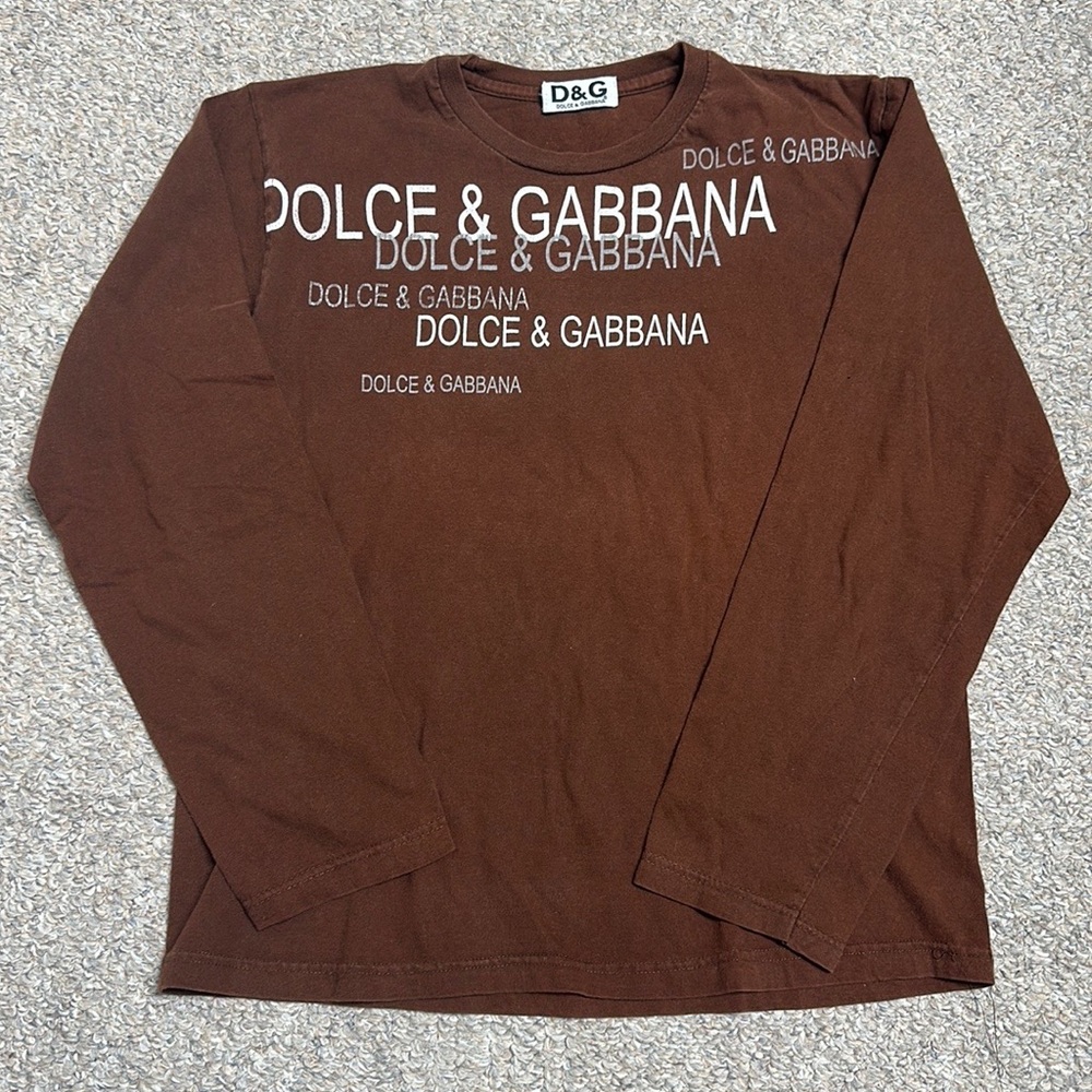 Dolce & Gabanna crewneck long sleeve shirt